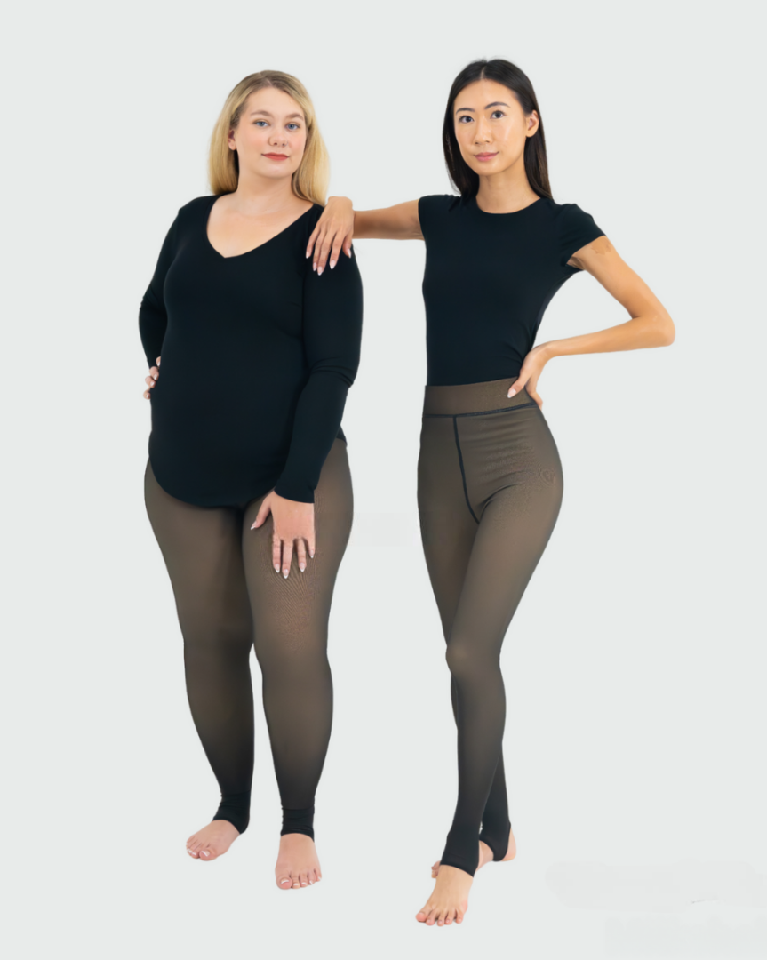 HELSA™ Rajstopy – Efekt Przezroczystej Czarni